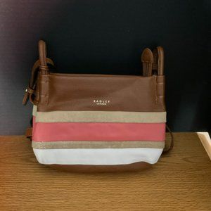RADLEY LONDON Brown and Coral Crossbody Bag